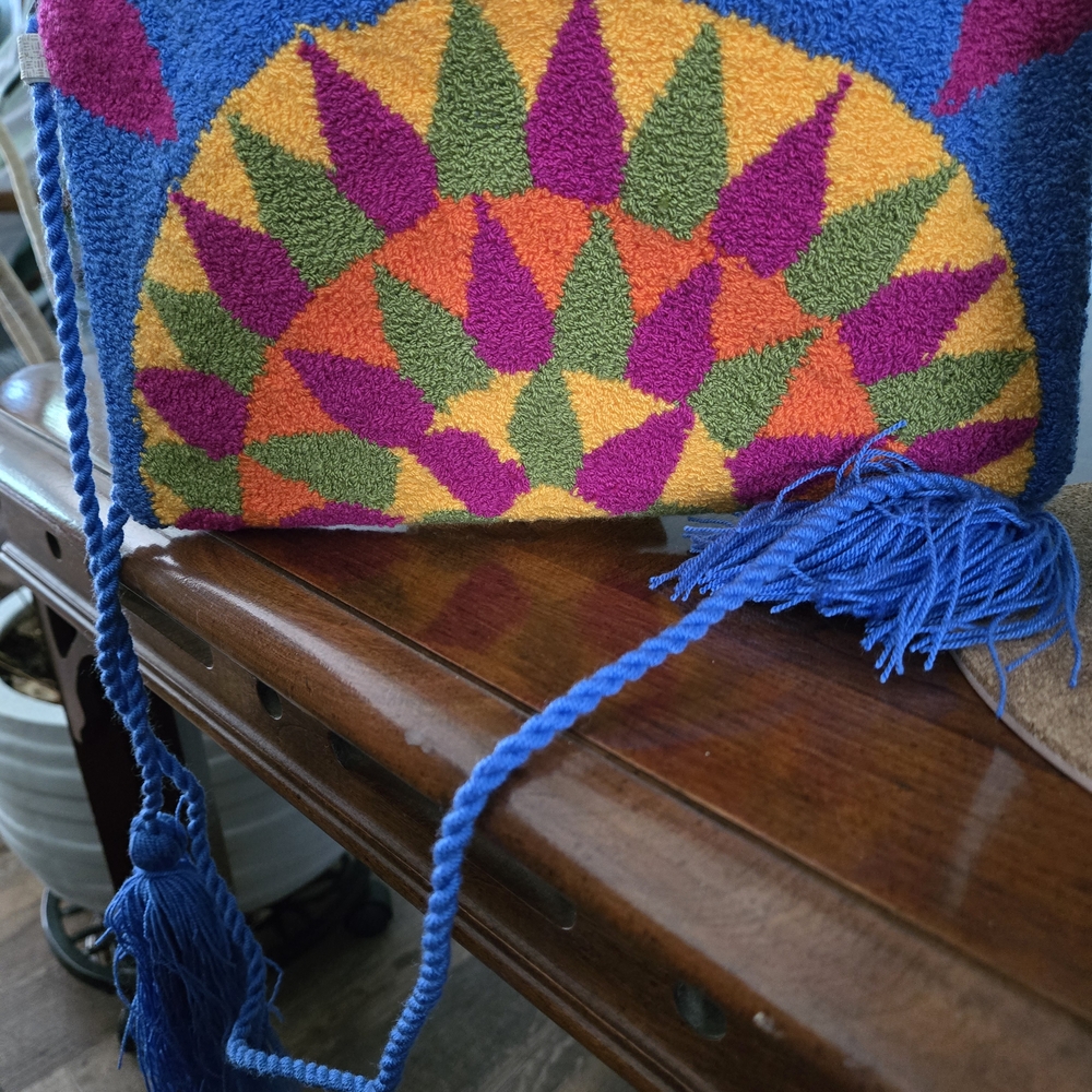 Colorful Geometric Patterned Bag